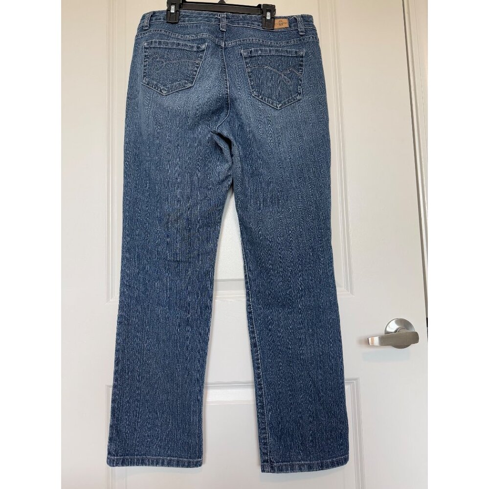 Bandolinoblu Mandie Womens Jeans Size 10 Straight Leg Denim Comfortable